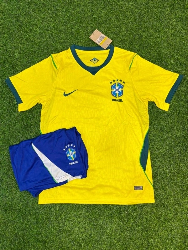 Brazil 2026 World Cup Home Kit Fan Edition With Short - M