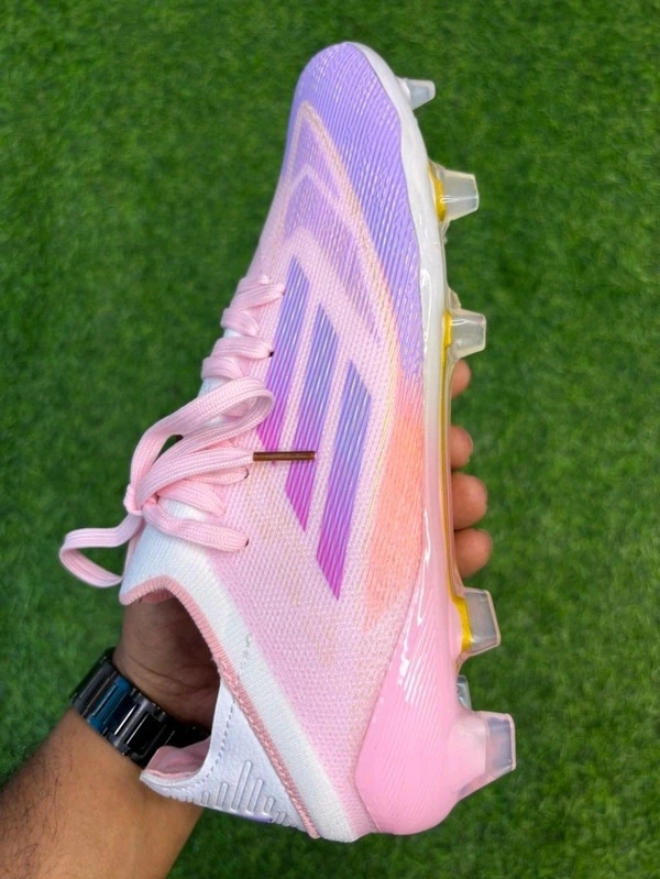 F50 LY Baby Pink Colour Low-top FG With Lace - 7