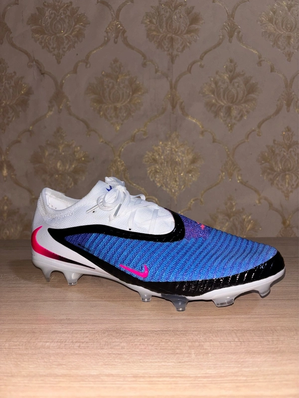 Phantom 6 Elite Attack White Blue Low-top FG With Lace - 8.5