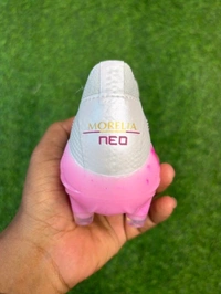 Morelia Neo IV Beta Elite Low-top FG White Pink With Lace - 9.5