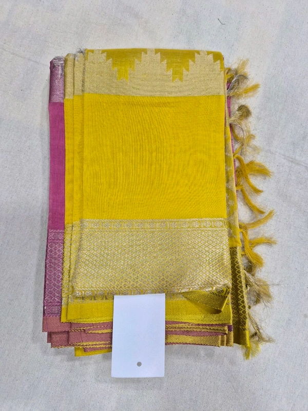 Pure Mangalgiri Pattu Cross Weave