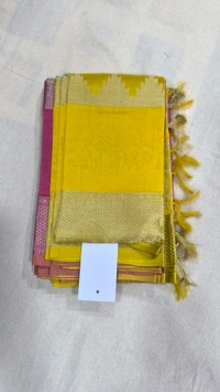Pure Mangalgiri Pattu Cross Weave