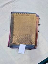 Mangalagiri Embose Pattu With Kanchi Border