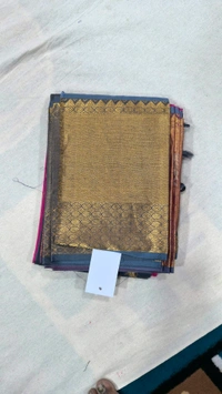 Mangalagiri Embose Pattu With Kanchi Border