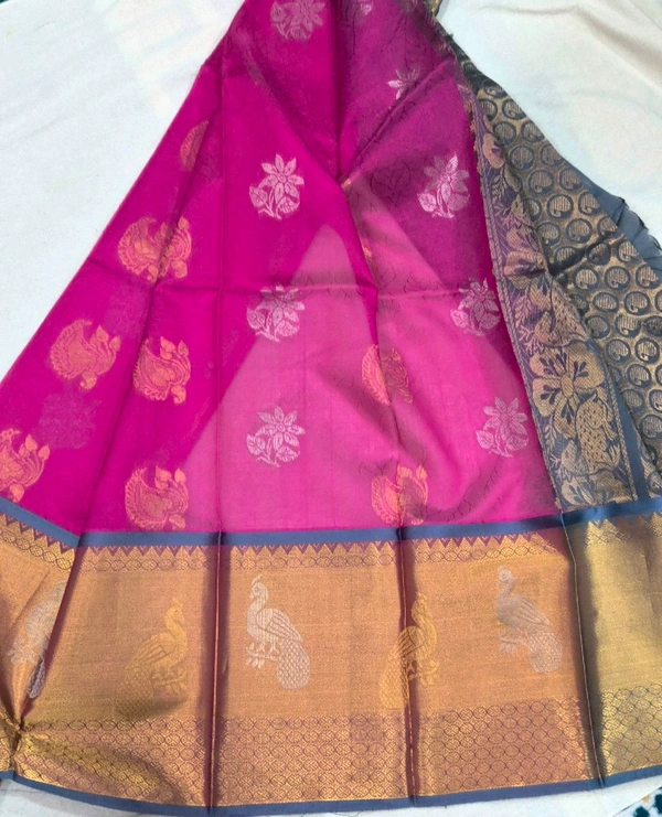 Mangalagiri Embose Pattu With Kanchi Border