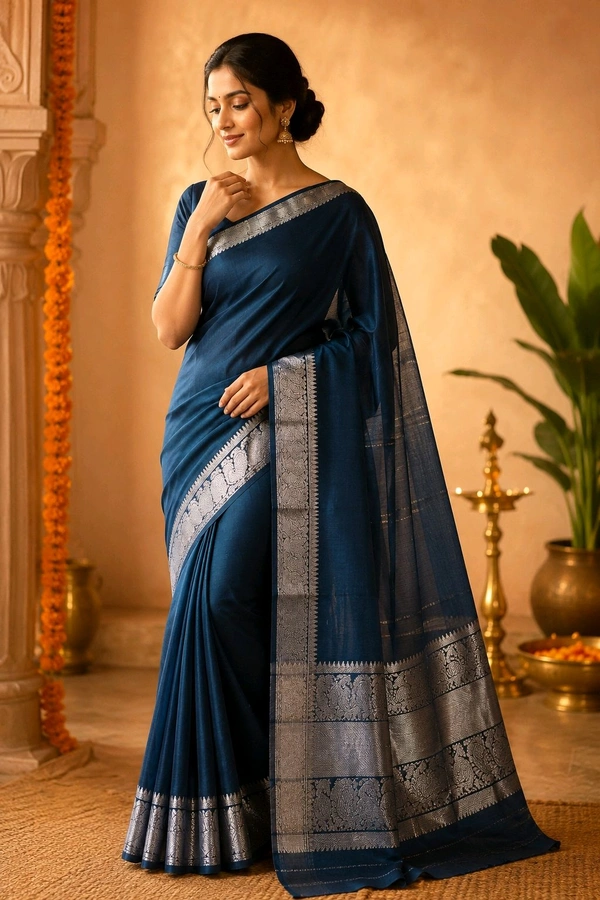 Mangalagiri Pure Kanchi Boarder Pattu