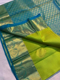 Pure Kanchi Pattu With Silver Zari