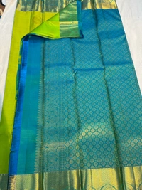 Pure Kanchi Pattu With Silver Zari