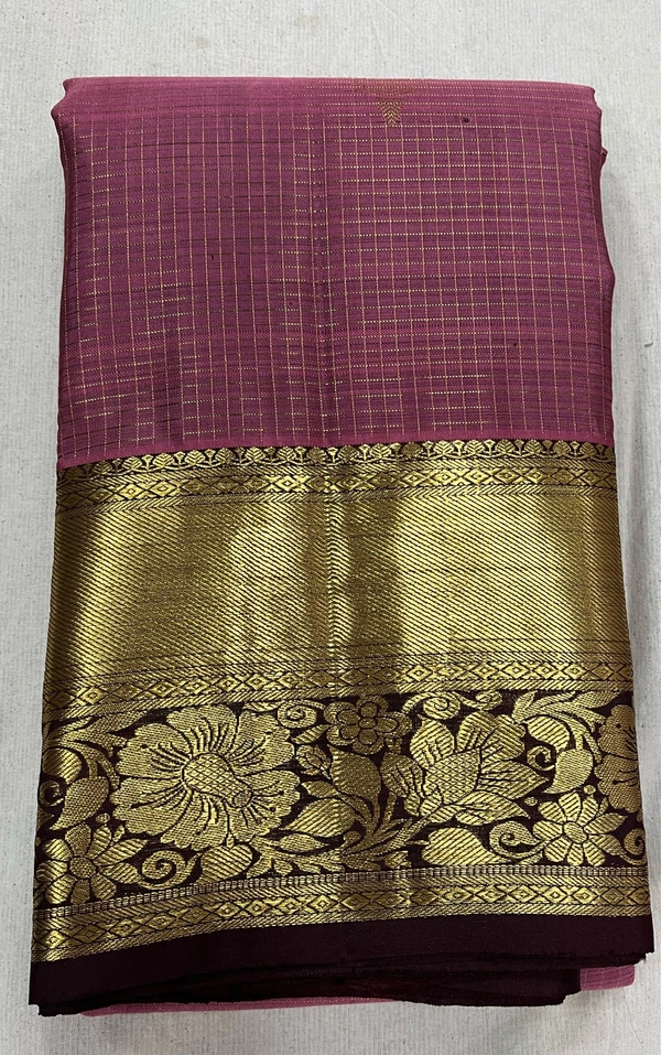 Pure Kanchi Pattu With Silver Zari
