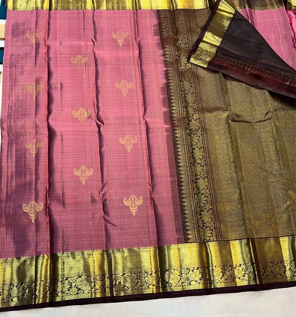 Pure Kanchi Pattu With Silver Zari