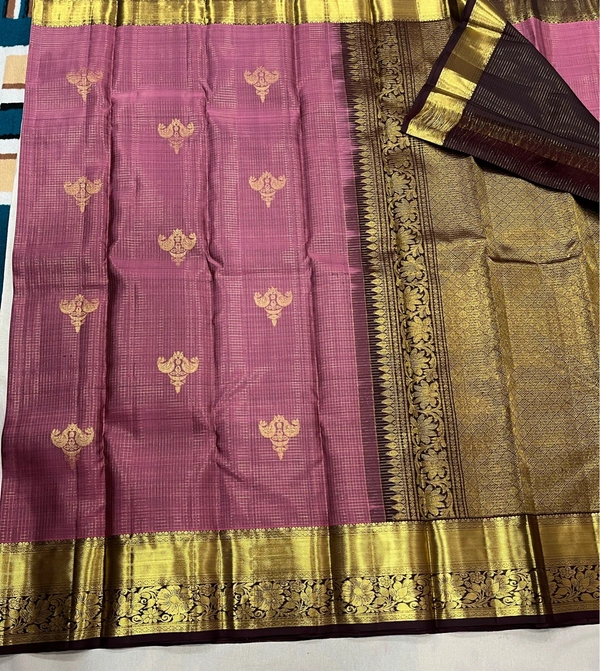 Pure Kanchi Pattu With Silver Zari