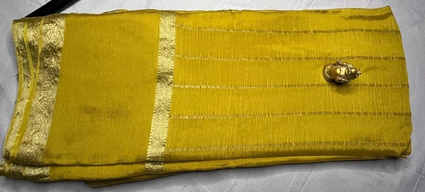 🌾 Tussar Saree Collection – Subtle Shine, Timeless Grace - Royal blue , yellow , purple