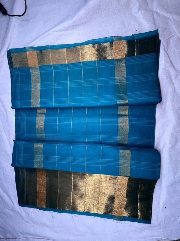 Venkatagiri Cotton Saree Collection – Woven Heritage, Everyday Grace - Free Size, Royal Blue , Green , Purple