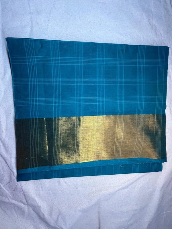 Venkatagiri Cotton Saree Collection – Woven Heritage, Everyday Grace - Free Size, Royal Blue , Green , Purple