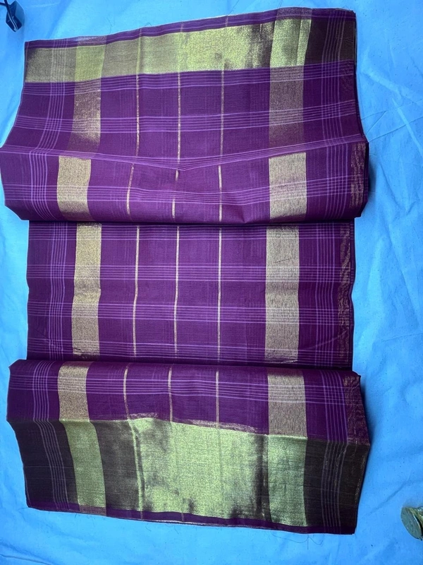 Venkatagiri Cotton Saree Collection – Woven Heritage, Everyday Grace - Free Size, Royal Blue , Green , Purple