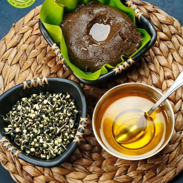 KARUPPU ULUNDHU KALI MIX << கருப்பு உளுந்து களி மிக்ஸ்  - 500 GM, NALAMAGAM << நலமகம் >>