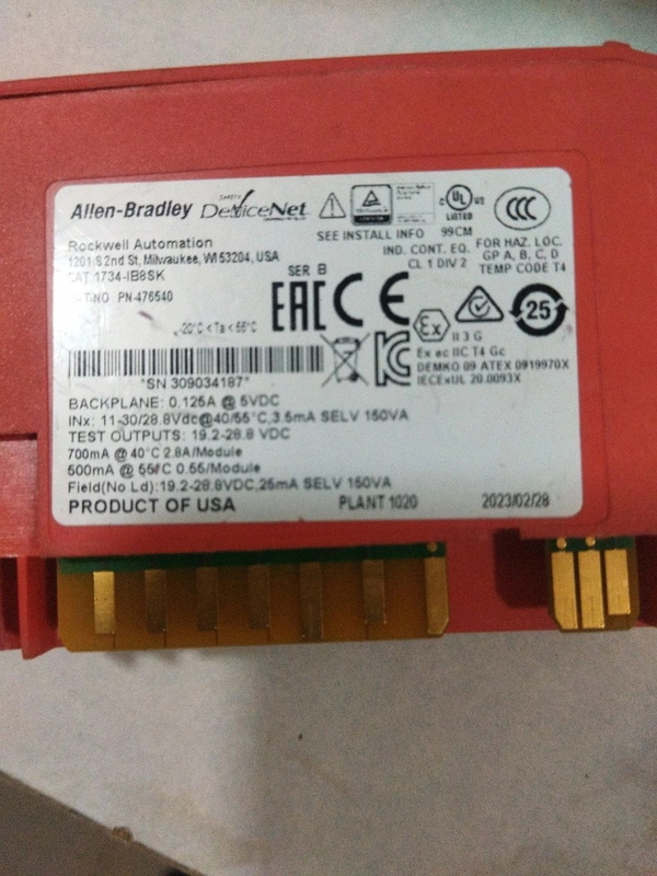 Allen Bradley  1734-IB8SK Refurbished with 1 Year warranty