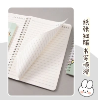 Kawaii Bunny Spiral Notebook – Cute Cartoon Stationery for School & Office