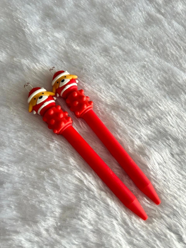 Santa Puppy Massage Pen - Red