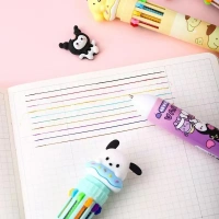 Kawaii 10-in-1 Color Pen – Multi-Color Gel Pen for Creative Fun!