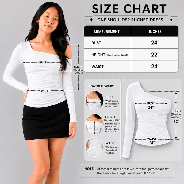 Guess What Girls' White Off-Shoulder Ruched Top | Long Sleeve Teen Fashion | Guess What - 15 -16 Years, White