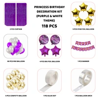Princess Birthday Decoration Kit (118 PCS)