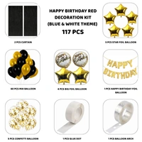 Little Decor 💗✨ Happy Birthday Pink Decoration Kit – Premium 117 PCS (Pink, White & Gold Theme)