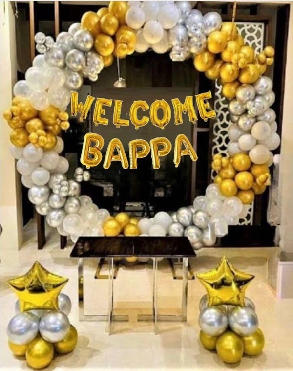 Little Decor Welcome Bappa Balloon Decoration Combo