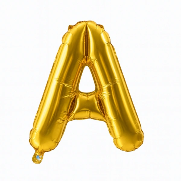 Little Decor 14 Inch Golden Letter “A” Foil Balloon