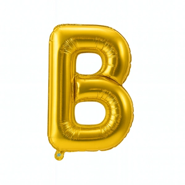 Little Decor 14 Inch Golden Letter “B” Foil Balloon