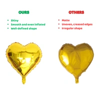 Littke Decor Golden Heart Foil Balloon