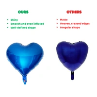 Littke Decor Blue Heart Foil Balloon