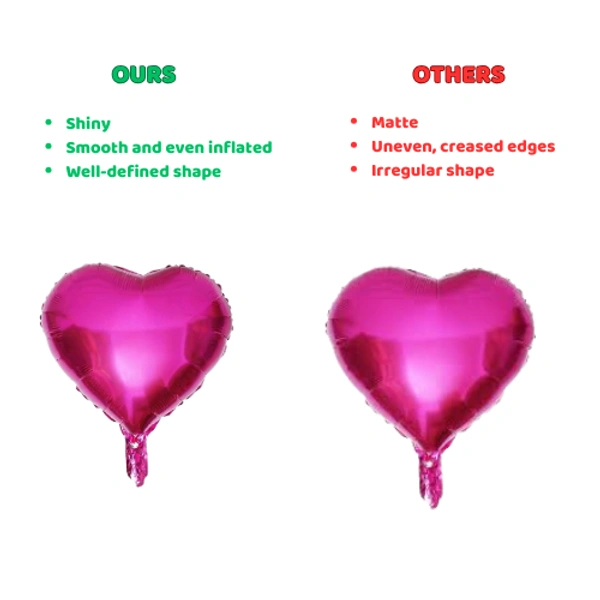 Littke Decor Pink Heart Foil Balloon