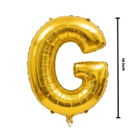 Little Decor 14 Inch Golden Letter “G” Foil Balloon
