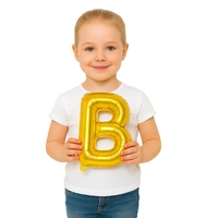 Little Decor 14 Inch Golden Letter “B” Foil Balloon