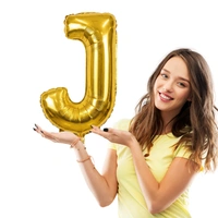 Little Decor 14 Inch Golden Letter “J” Foil Balloon