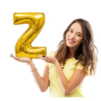 Little Decor 14 Inch Golden Letter “Z” Foil Balloon