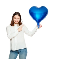 Littke Decor Blue Heart Foil Balloon