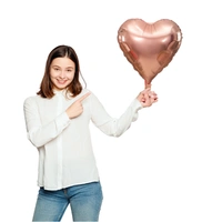 Littke Decor Rose Gold Heart Foil Balloon