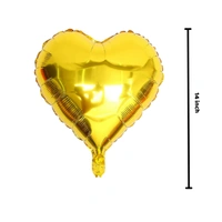 Littke Decor Golden Heart Foil Balloon