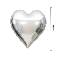 Littke Decor Silver Heart Foil Balloon