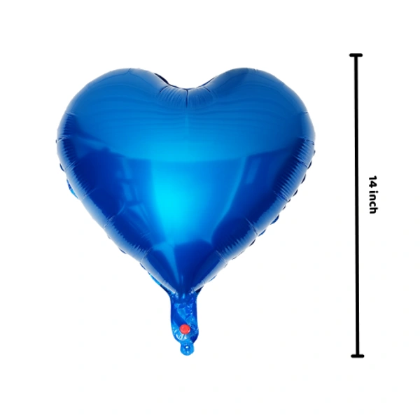 Littke Decor Blue Heart Foil Balloon