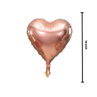 Littke Decor Rose Gold Heart Foil Balloon