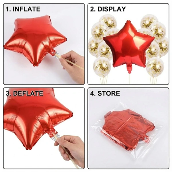 Littke Decor Pink Star Foil Balloon – 14 Inch