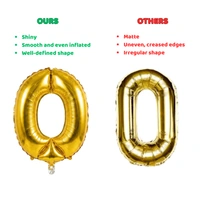 Little Decor 14 Inch Golden Letter “Q” Foil Balloon