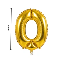 Little Decor 14 Inch Golden Letter “Q” Foil Balloon
