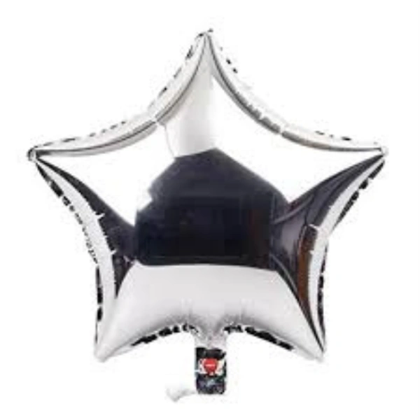 Littke Decor Silver Star Foil Balloon – 14 Inch