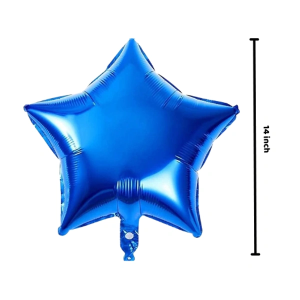 Littke Decor Blue Star Foil Balloon – 14 Inch