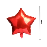 Littke Decor Red Star Foil Balloon – 14 Inch