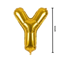 Little Decor 14 Inch Golden Letter “Y” Foil Balloon